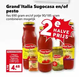 Coop Grand'Italia Sugocasa en/of pesto aanbieding