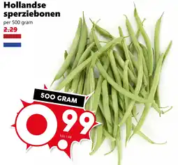 Coop Hollandse sperziebonen aanbieding