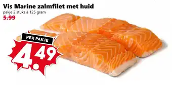Coop Vis Marine zalmfilet met huid aanbieding