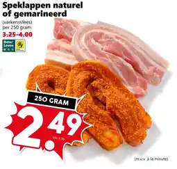 Coop Speklappen naturel of gemarineerd aanbieding