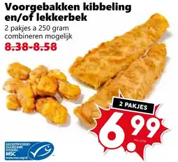 Coop Voorgebakken kibbeling en/of lekkerbek aanbieding