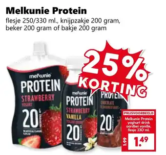 Coop Melkunie Protein aanbieding