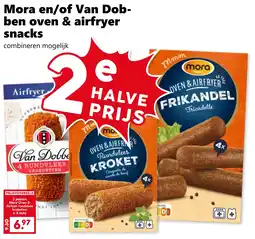 Coop Mora en/of Van Dob ben oven & airfryer snacks aanbieding