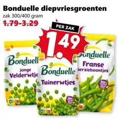 Coop Bonduelle diepvriesgroenten aanbieding