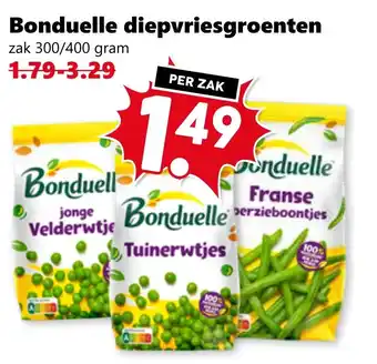 Coop Bonduelle diepvriesgroenten aanbieding
