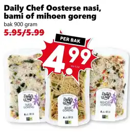 Coop Daily Chef Oosterse nasi, bami of mihoen goreng aanbieding