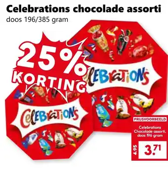 Coop Celebrations chocolade assorti aanbieding