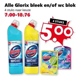 Coop Alle Glorix bleek en/of wc blok aanbieding