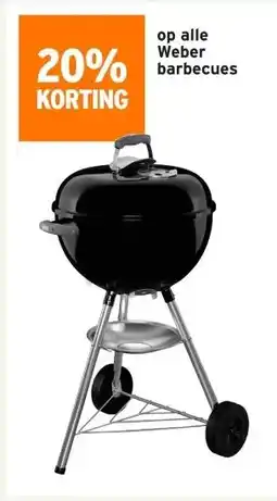 GAMMA alle Weber barbecues aanbieding