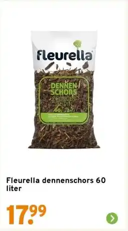 GAMMA Fleurella dennenschors 60 liter aanbieding
