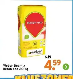 GAMMA Weber Beamix beton eco aanbieding