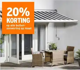 GAMMA buiten- zonwering op maat aanbieding