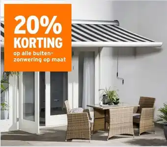 GAMMA buiten- zonwering op maat aanbieding