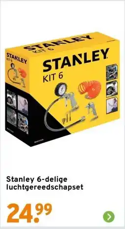 GAMMA Stanley 6-delige luchtgereedschapset aanbieding