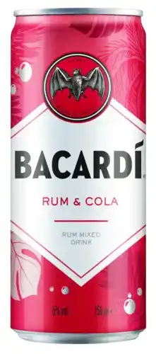 Gall & Gall Bacardí Rum & Cola 25CL aanbieding