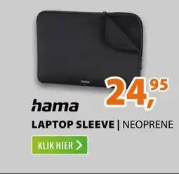 Expert Hama Laptop sleeve Neoprene 15,6 Zwart aanbieding