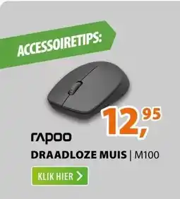 Expert Rapoo M100 Silent Multi-mode Draadloze Muis Zwart aanbieding