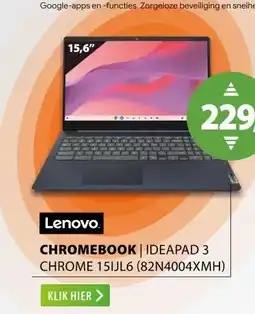 Expert Lenovo IdeaPad 3 Chrome 15IJL6 (82N4004XMH) aanbieding