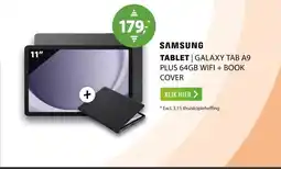 Expert Samsung Galaxy Tab A9 Plus 11 inch 64GB Wifi + Book Cover Grijs aanbieding