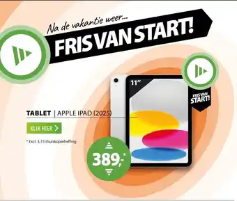 Expert Apple iPad (2025) 11 inch 128GB Wifi Zilver aanbieding
