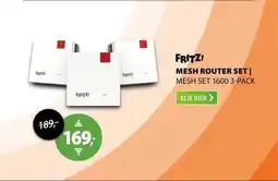 Expert AVM FRITZ!Mesh Set 1600 3-pack Edition International aanbieding