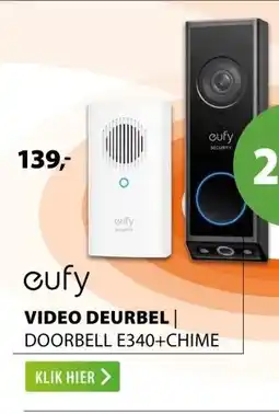 Expert Eufy Video Doorbell E340 + Chime aanbieding