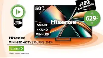 Expert Hisense QLED 50U79Q (2025) aanbieding