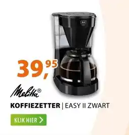 Expert Melitta Easy II Zwart aanbieding