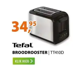 Expert Tefal TT410D Rvs aanbieding