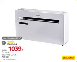 Praxis Qlima monoblock airco aanbieding