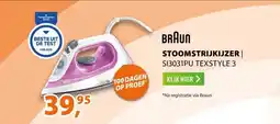 Expert Braun SI3031 PU TexStyle 3 Roze aanbieding