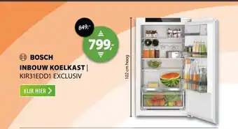 Expert Bosch KIR31EDD1 EXCLUSIV aanbieding
