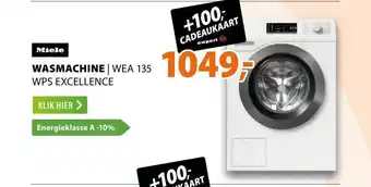 Expert Miele WEA 135 WPS Excellence aanbieding