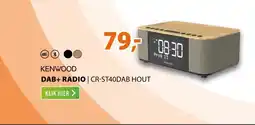 Expert Kenwood CR-ST40DAB Hout aanbieding