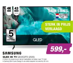 EP Samsung QLED 4K aanbieding