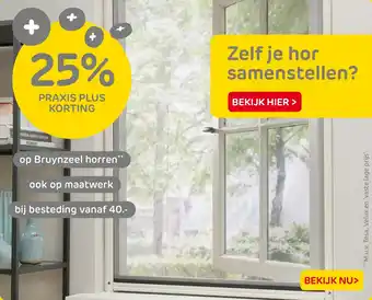 Praxis Op bruynzeel horren aanbieding