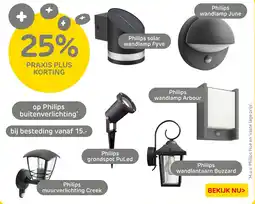 Praxis Op philips buitenverlichting aanbieding