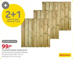 Praxis Tuinscherm robusto aanbieding
