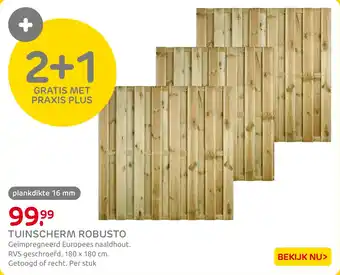 Praxis Tuinscherm robusto aanbieding