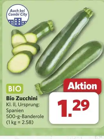 Combi Bio Zucchini aanbieding