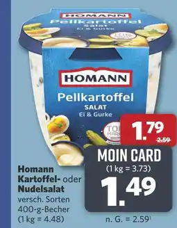 Combi Homann Kartoffel- oder Nudelsalat aanbieding