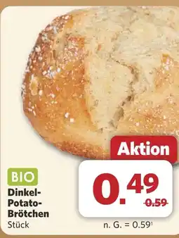 Combi Dinkel- Potato- Brötchen aanbieding