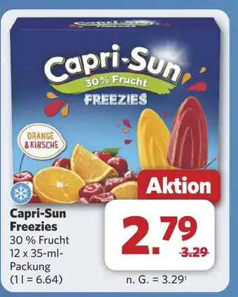 Combi Capri-Sun Freezies aanbieding