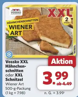 Combi Vossko XXL Hähnchen- schnitten oder XXL Schnitzel aanbieding