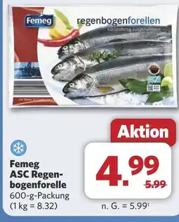 Combi Femeg ASC Regen- bogenforelle aanbieding