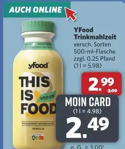 Combi YFood Trinkmahlzeit aanbieding