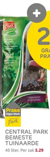 Praxis Central park bemeste tuinaarde aanbieding