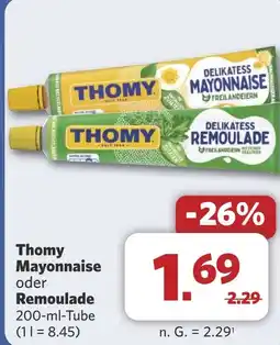 Combi Thomy Mayonnaise oder Remoulade aanbieding