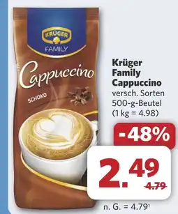 Combi Krüger Family Cappuccino aanbieding