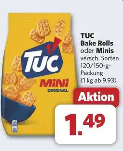 Combi TUC Bake Rolls oder Minis aanbieding